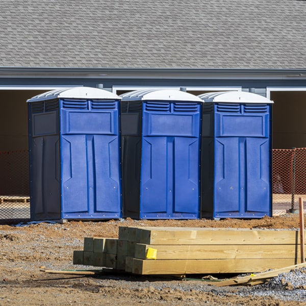 how can i report damages or issues with the portable restrooms during my rental period in Fountain Colorado